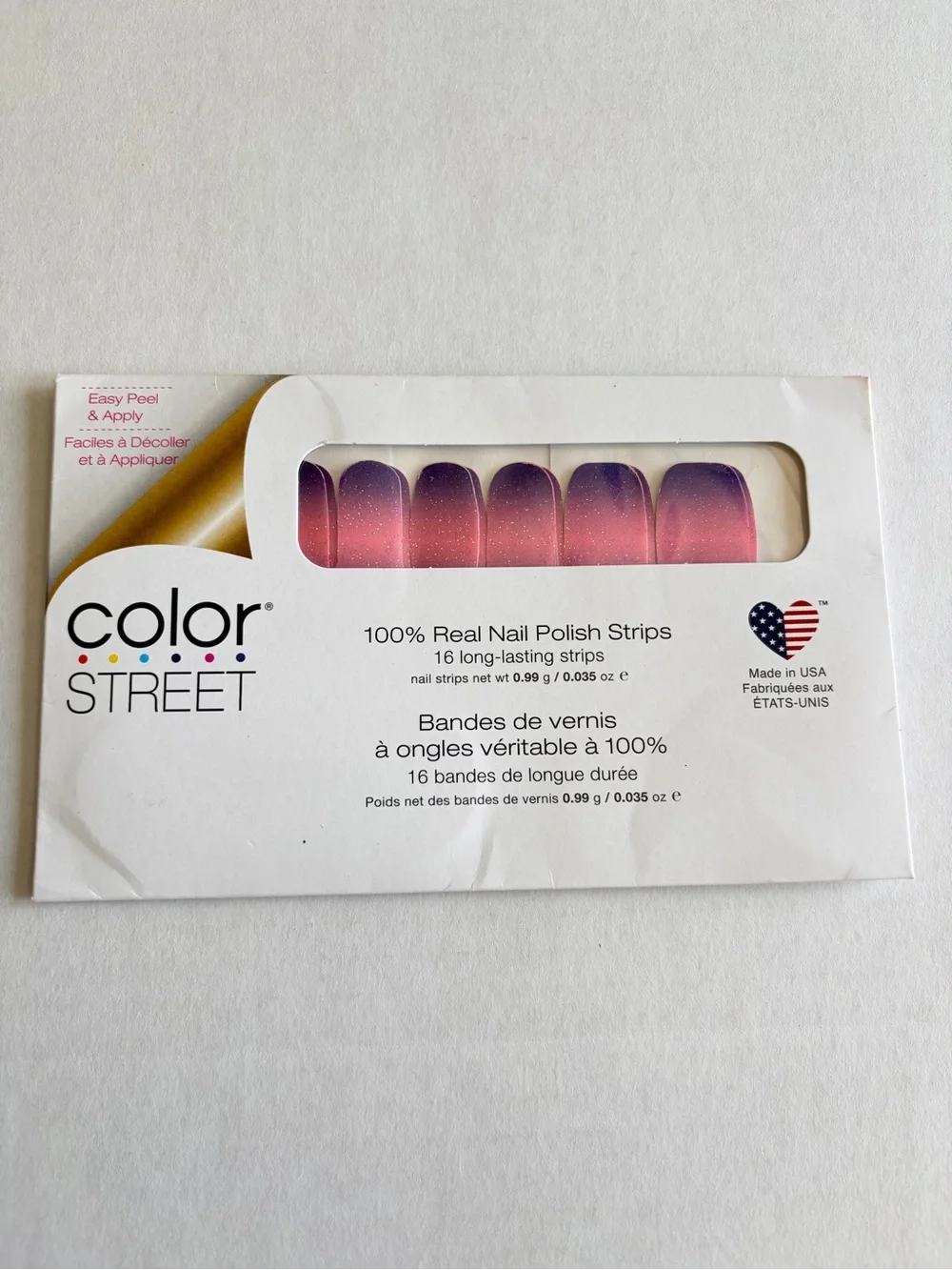 *Retired* Color Street: Til the Glitter End | Pink Purple Gradient Glitter Party